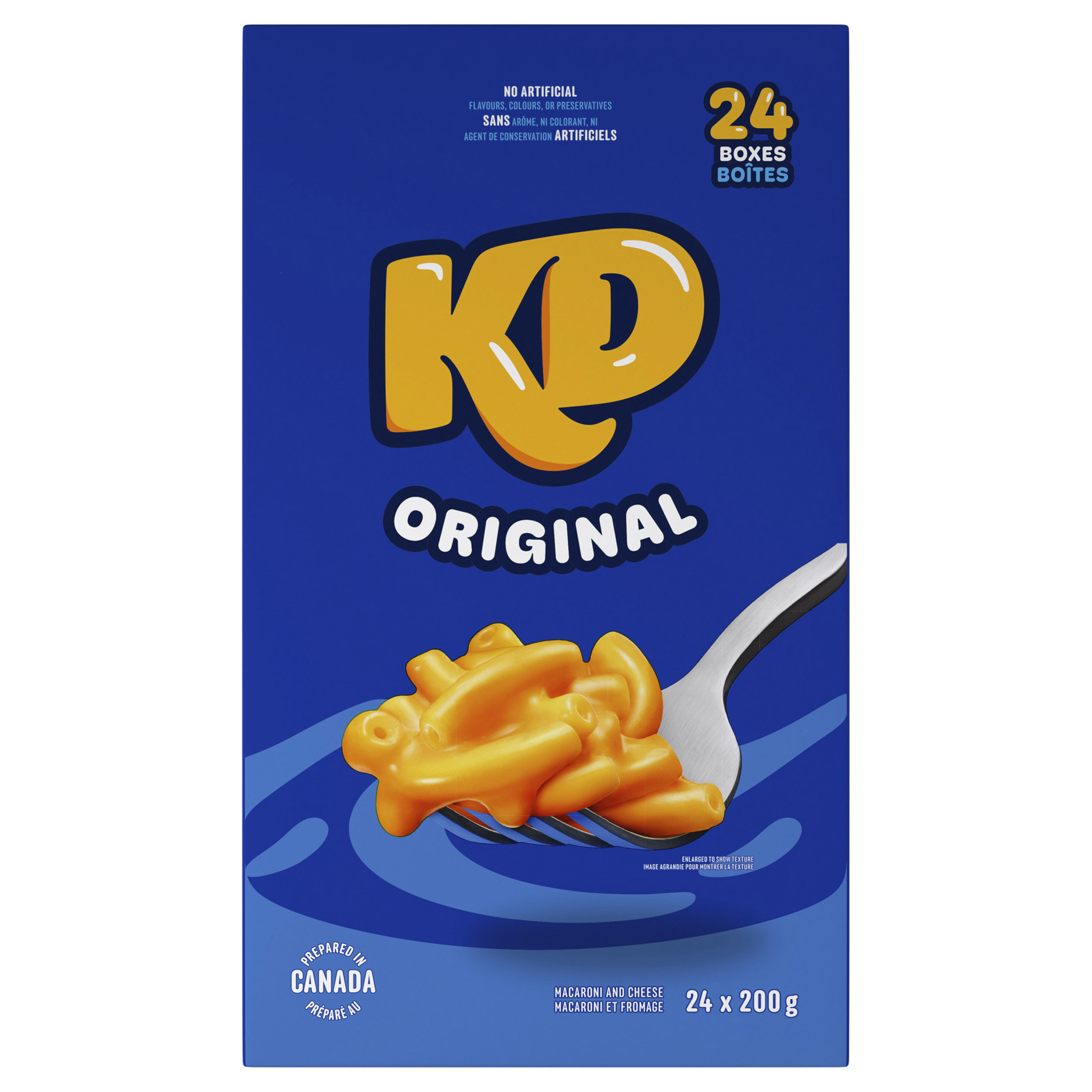 Kraft Dinner Original Macaroni and Cheese, 24 × 200 g