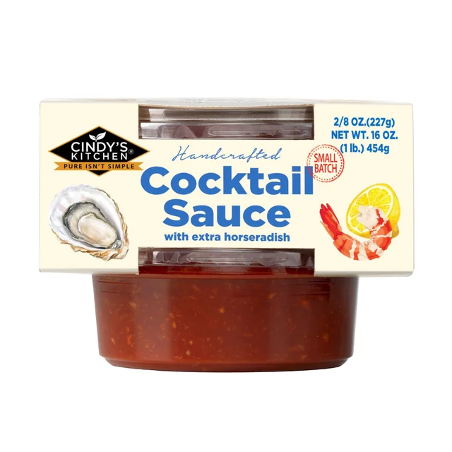 CINDY'S KITCHEN COCKTAIL SAUCE 2/8 OZ (1 LB)