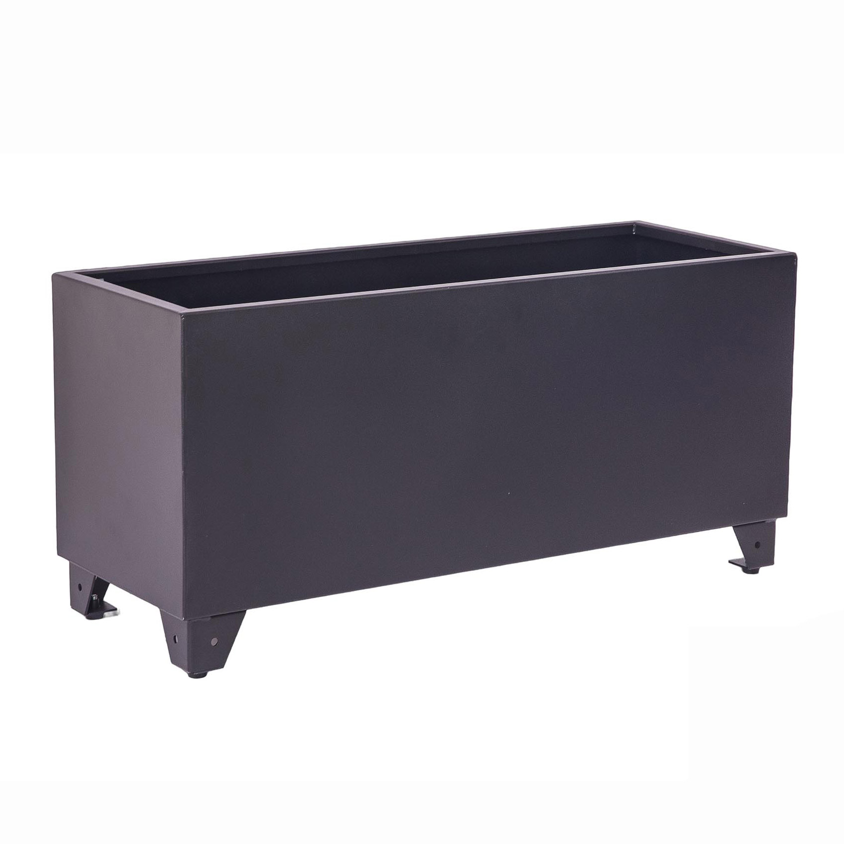 Grapevine Arden Commercial Grade Rectangular Aluminum Outdoor Planter, 32 in.