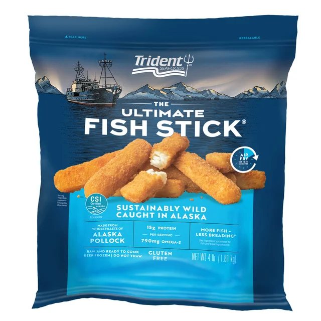 TRIDENT GLUTEN FREE ULTIMATE FISH STICKS 4 LBS