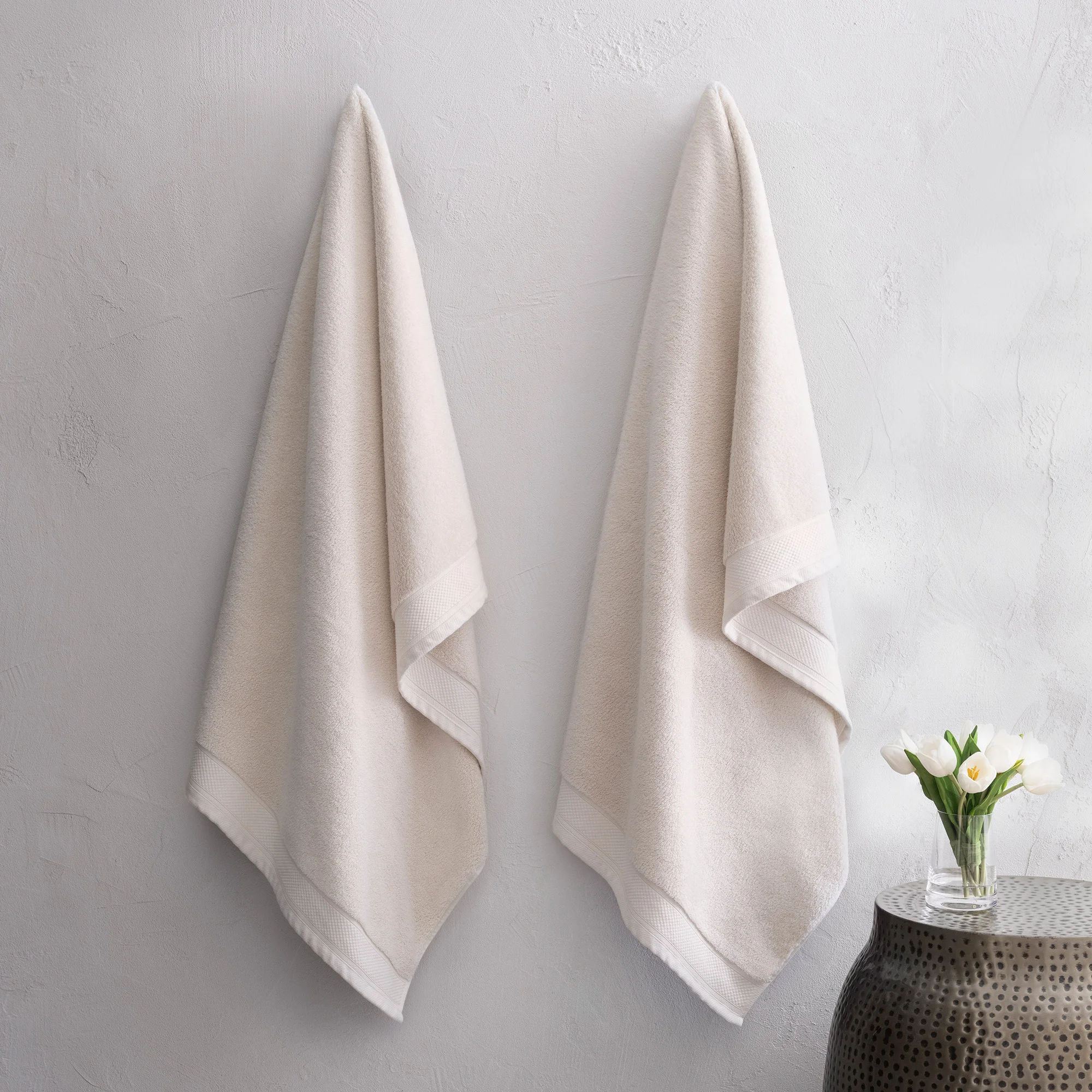 Charisma 100% Egyptian Cotton Bath Towels, 2-piece Set