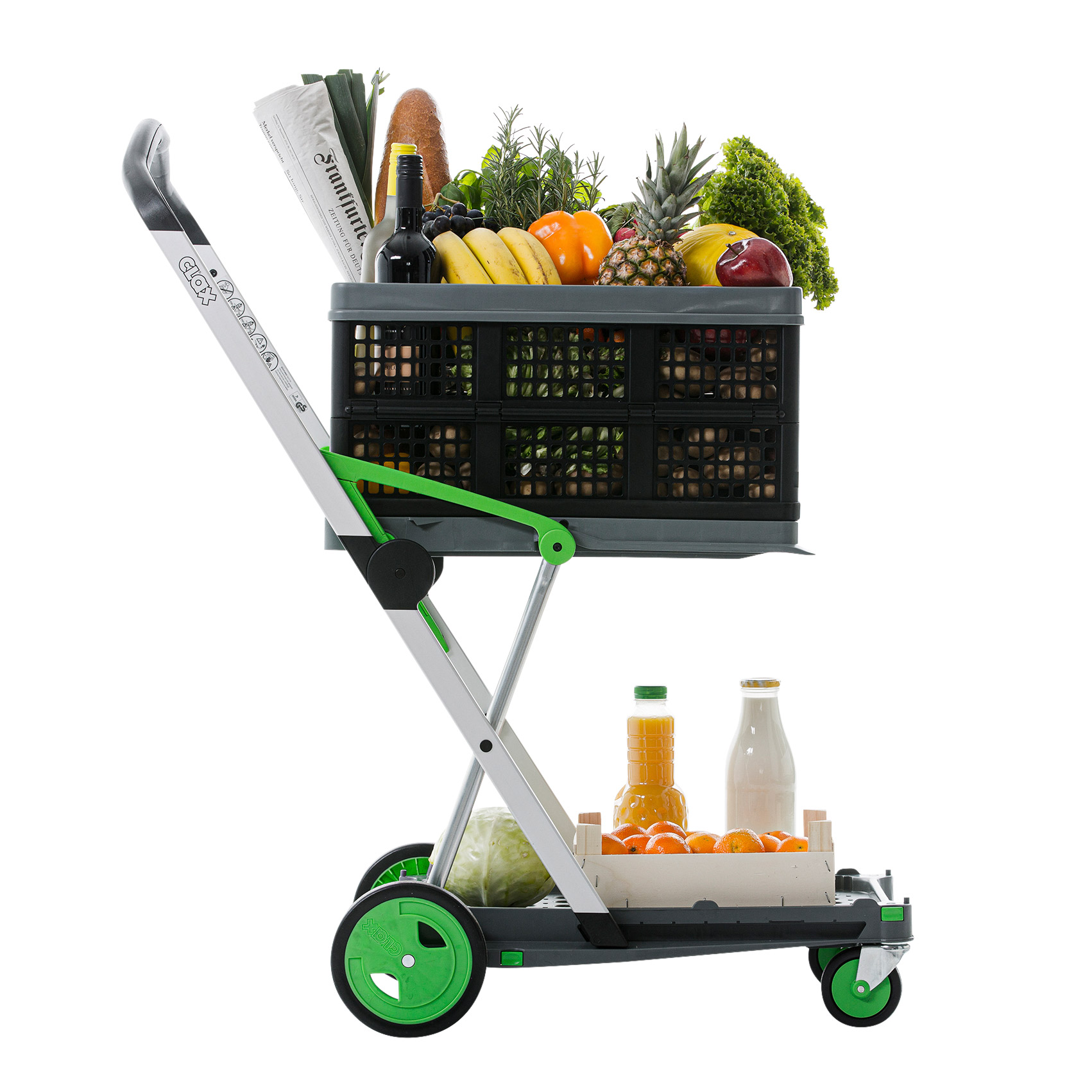 Clax Personal Folding Shopping Cart