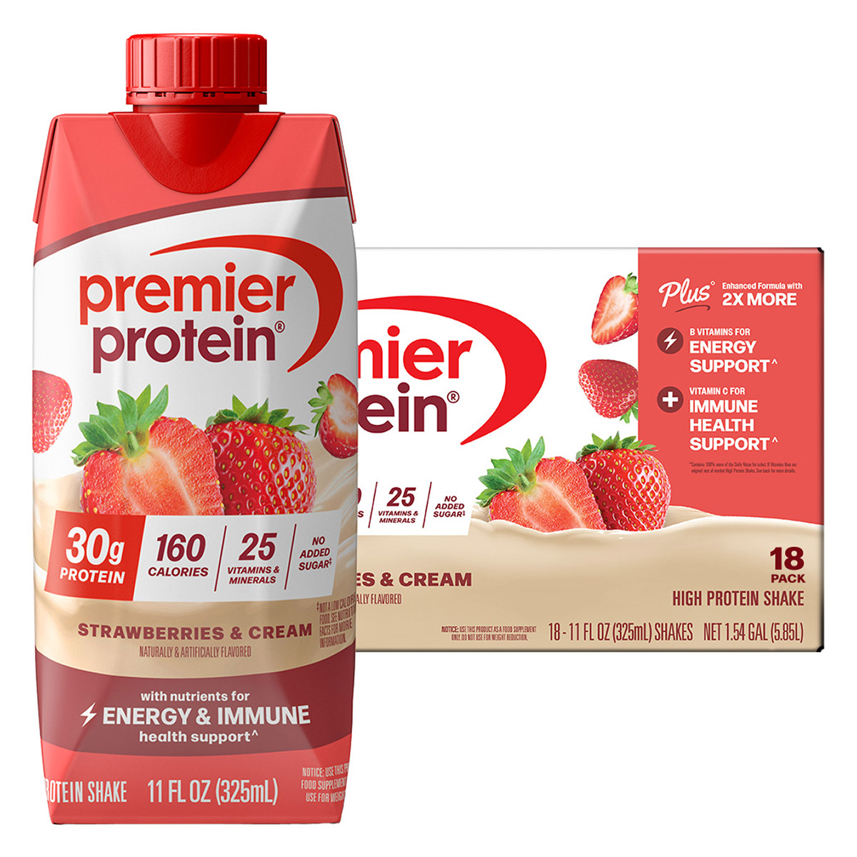 Premier 30g Protein PLUS Energy and Immune Support Shakes