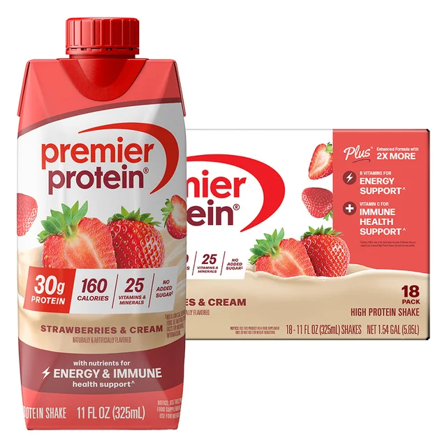PREMIER PROTEIN SHAKE STRAWBERRY 11 FL OZ/18 PK