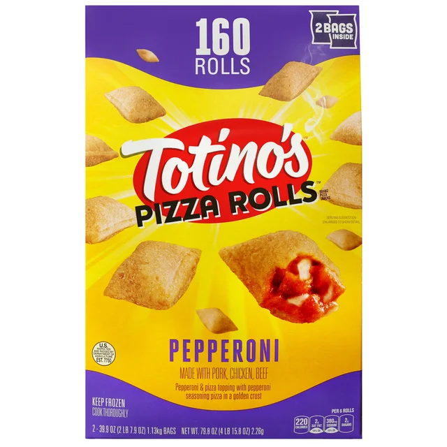 Totino's Pizza Rolls, Pepperoni, 39.9 oz, 2 count