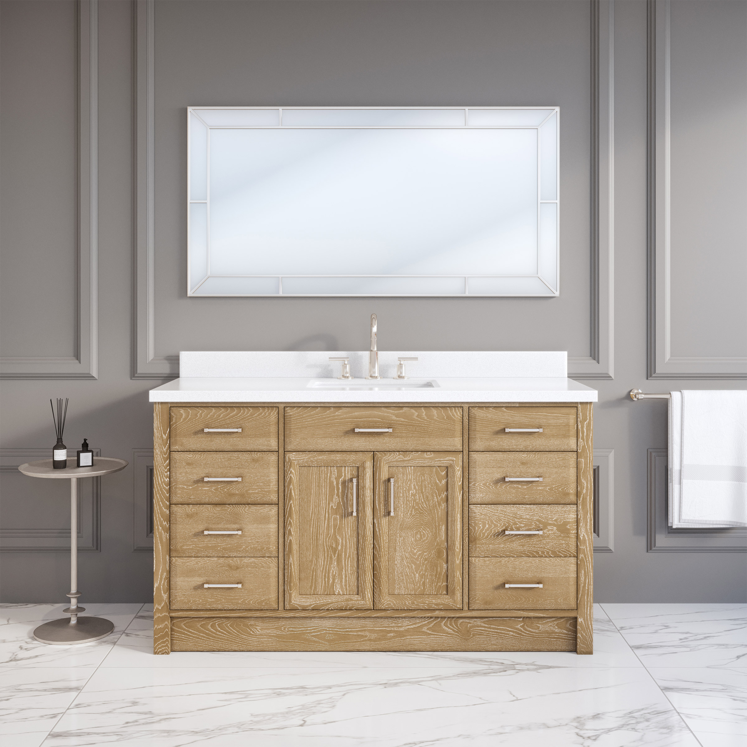 Studio Bathe Calais II 60 in. Single Bathroom Vanity