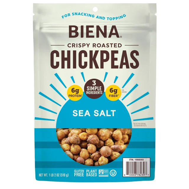 BIENA ROASTED CHICKPEAS 18 OZ (1.125 LBS)