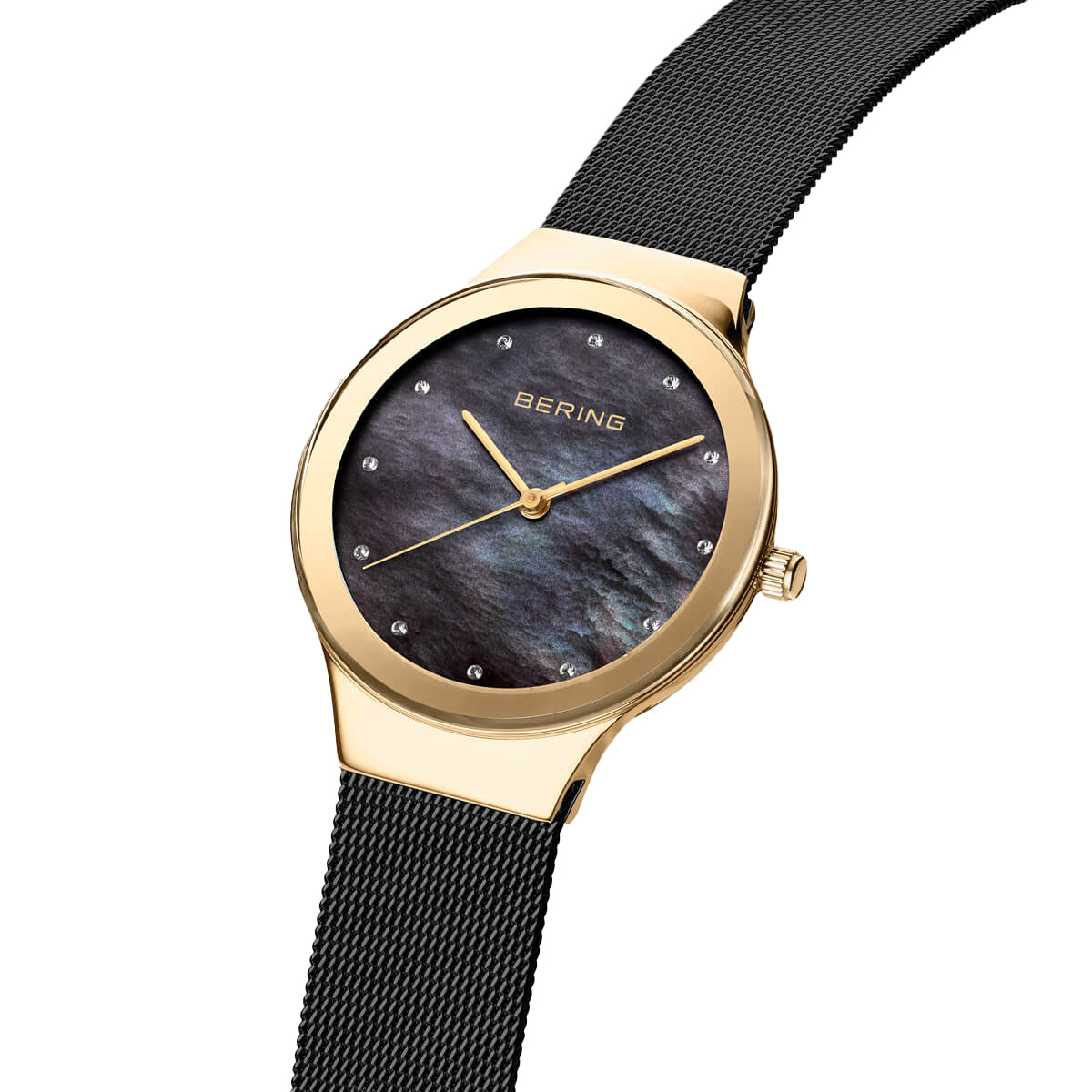 Bering Black Mother of Pearl Dial Ladies Watch | Costco