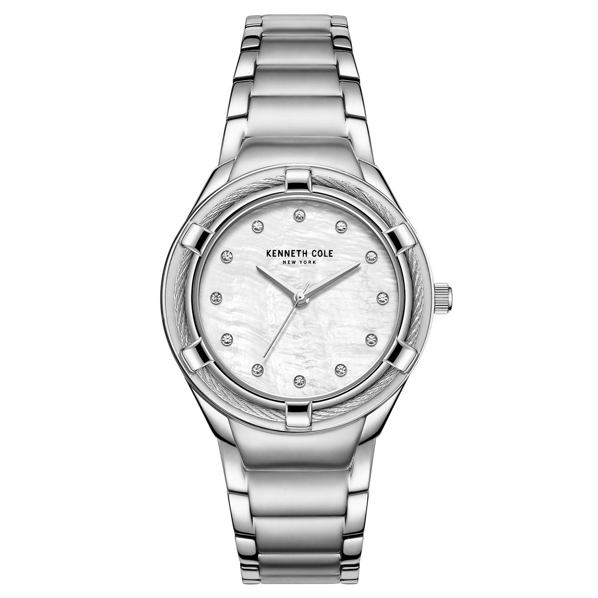 Kenneth Cole New York Classic Mother-of-Pearl Stainless 