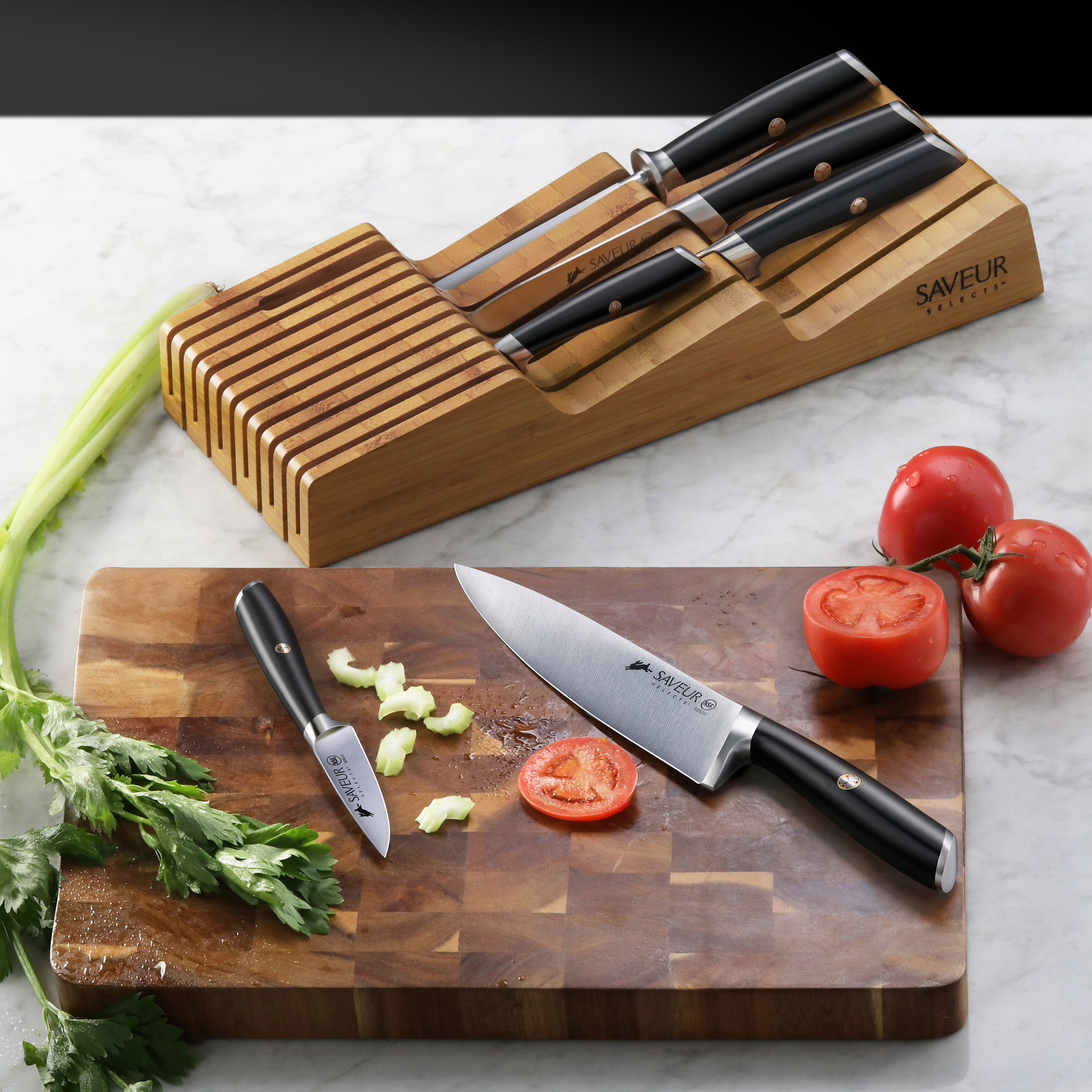 Cangshan SAVEUR Series German Steel 7-piece Knife In-Drawer Set