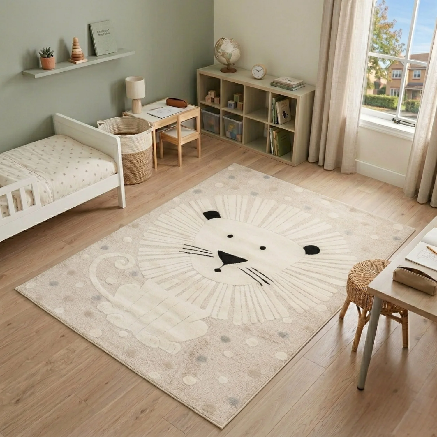 Viana Whimsy Kid's Lion Rug | Costco