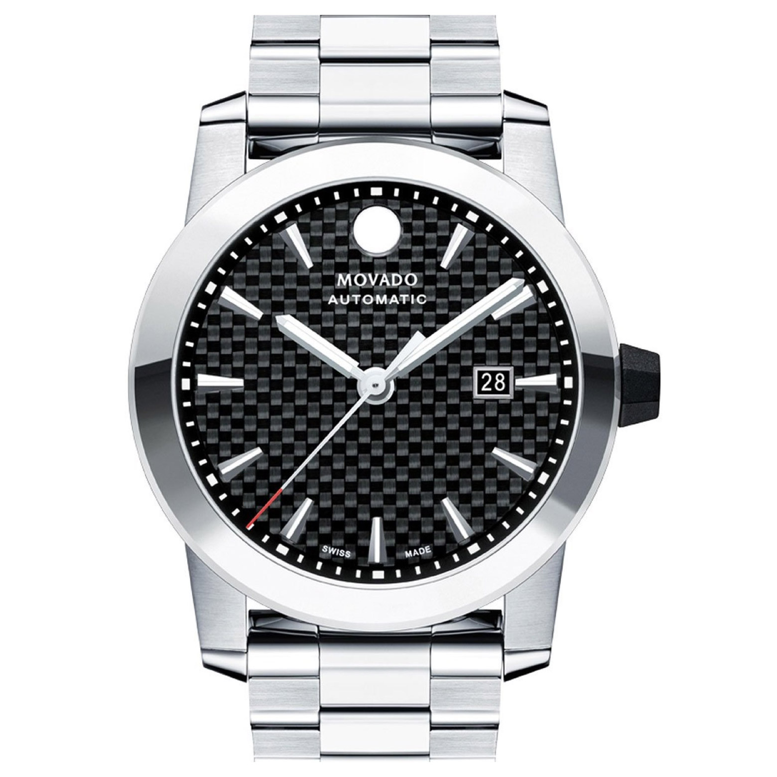 MOVADO VIZIO アナログ時計 Movado Vizio Black Dial Men's Watch | Costco