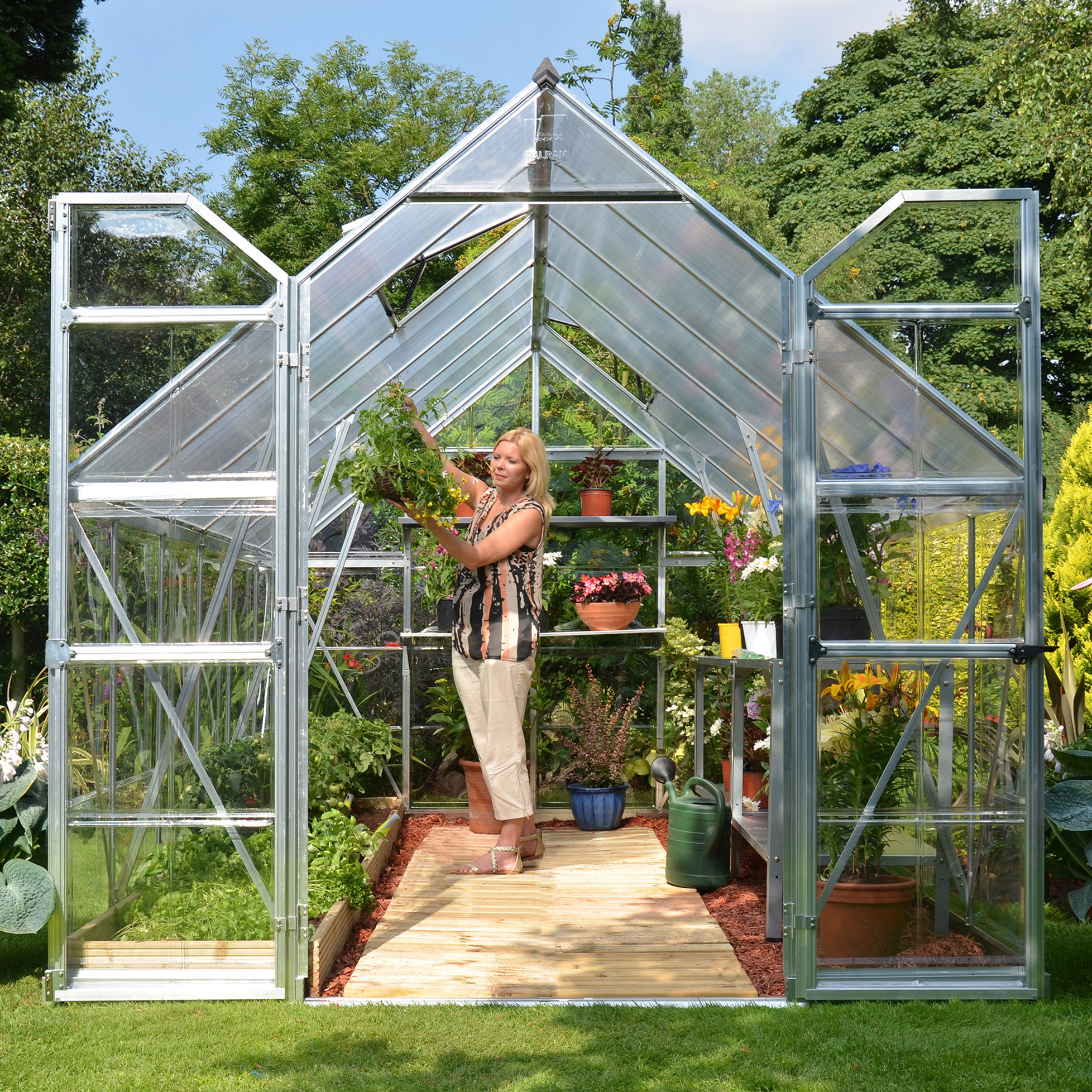 Palram Canopia Balance 8 ft. Series Greenhouse | Costco