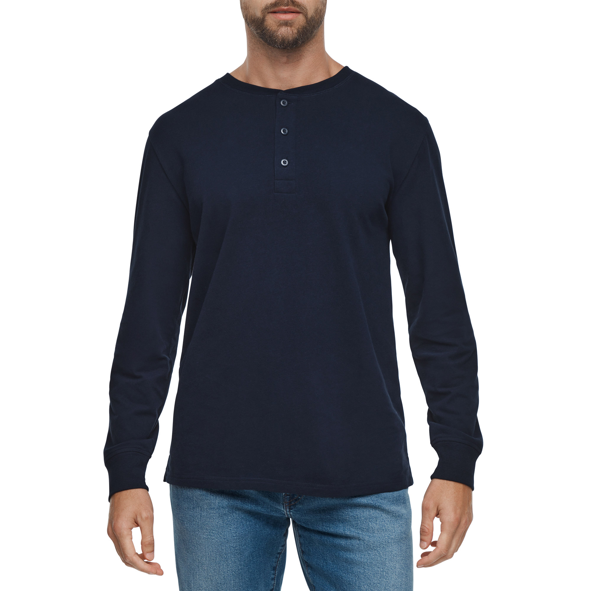 Gap Men’s Sueded Long Sleeve Henley