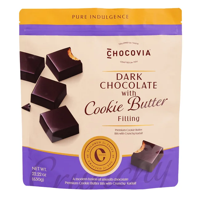 CHOCOVIA DARK CHOCOLATE WITH COOKIE BUTTER 22.2 OZ