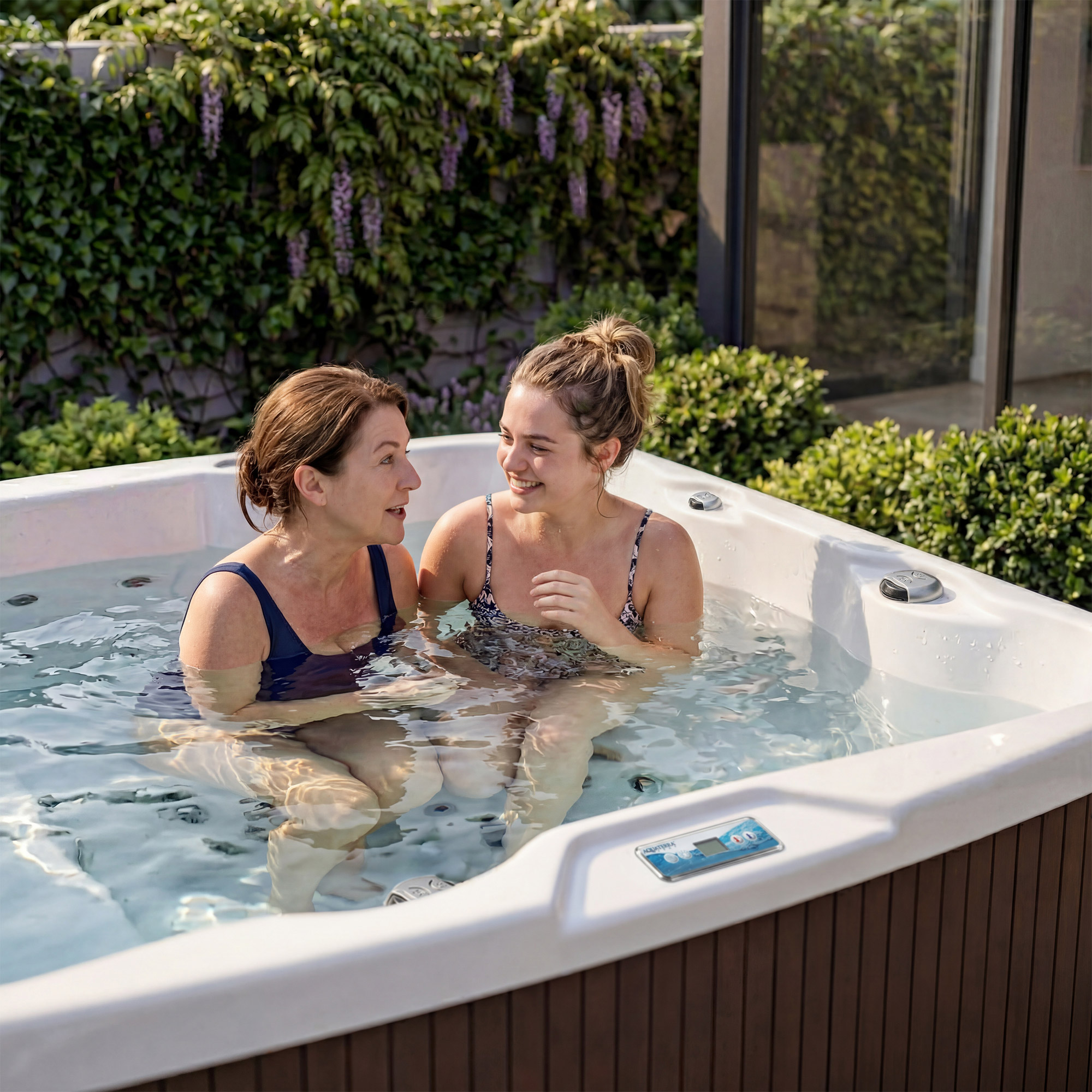 Aura ラッコ　温熱療養器 Aquaterra Spas Aryana 45-jet, 5-person Rotomolded Spa | Costco