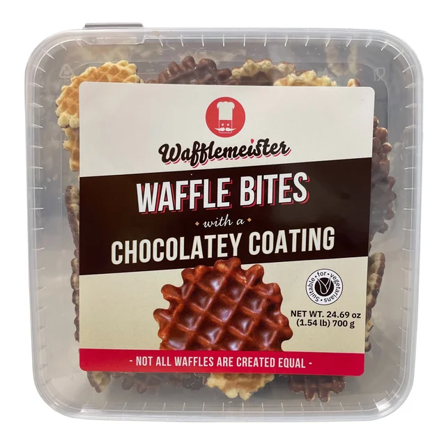 Wafflemeister Chocolate Waffle Bites, 24.69 oz