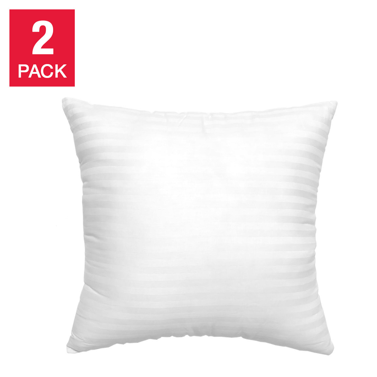 Roozt Home Gel-Fiber Pillow Inserts  2-pack