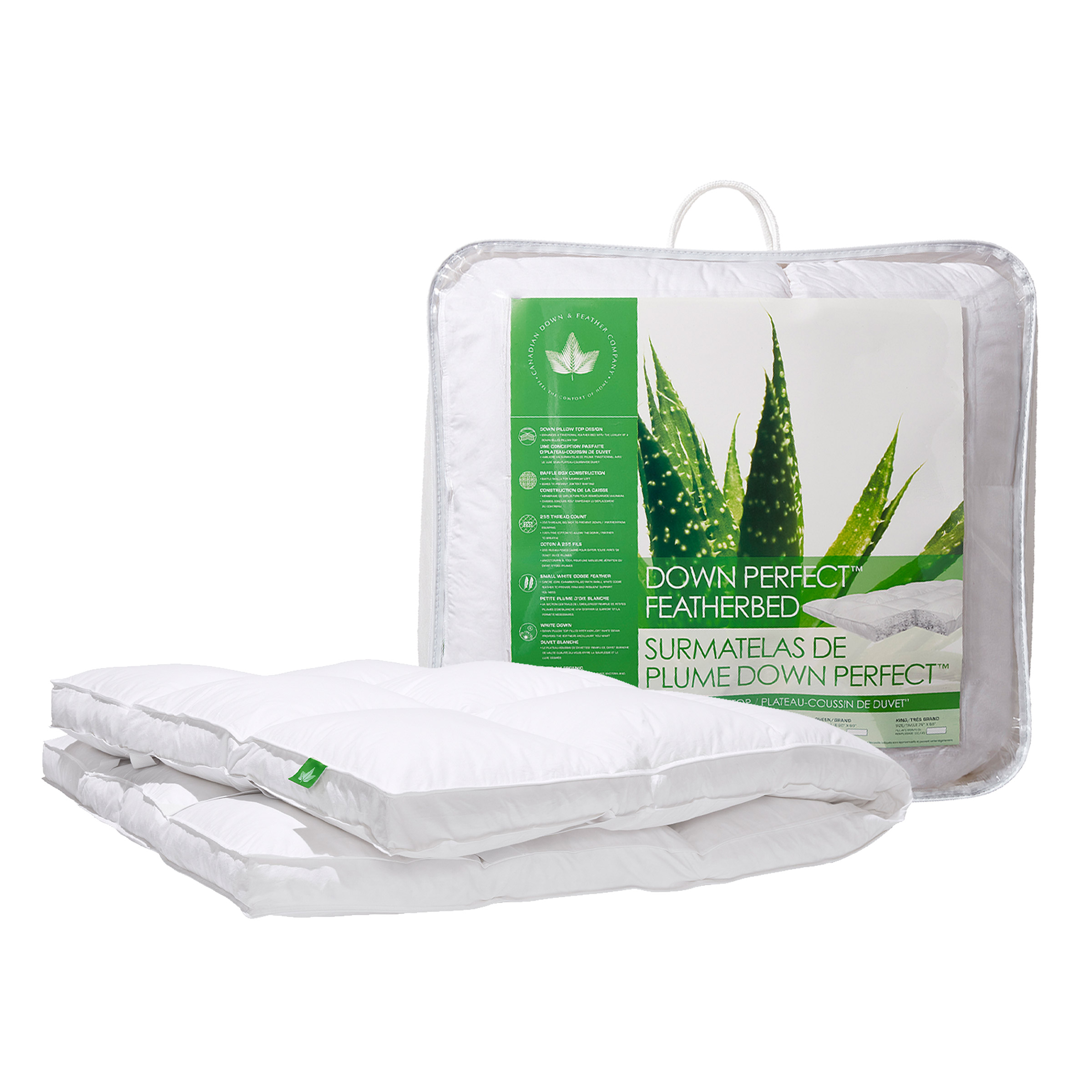 Canadian Down & Feather Company Down Perfect Down Pillow-top Feather-bed