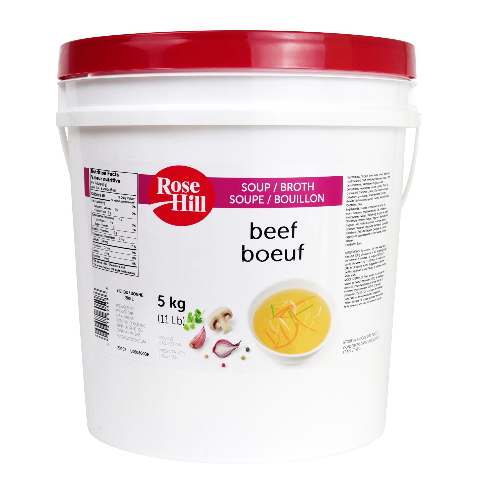Rose Hill Beef Soup Base, 5 kg