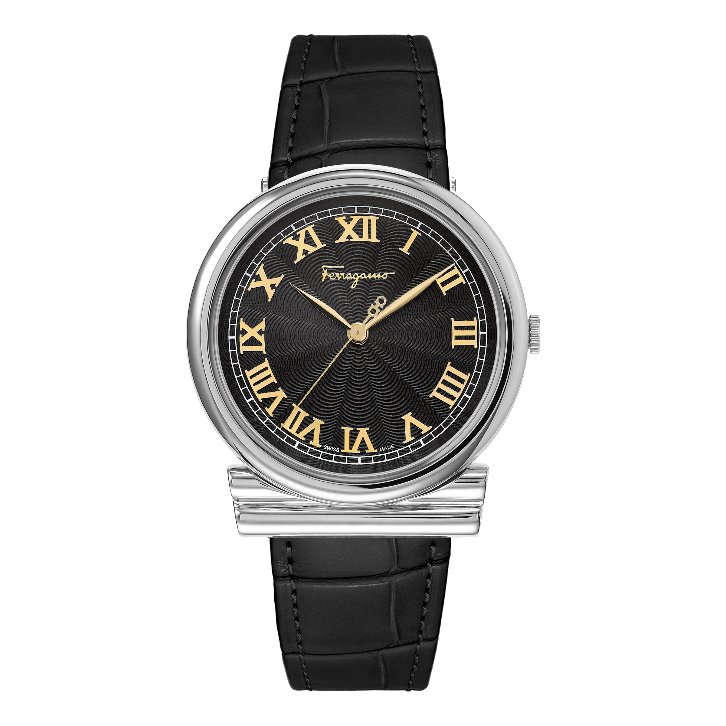 Salvatore Ferragamo Gancini Stainless Steel Case Ladies Quartz