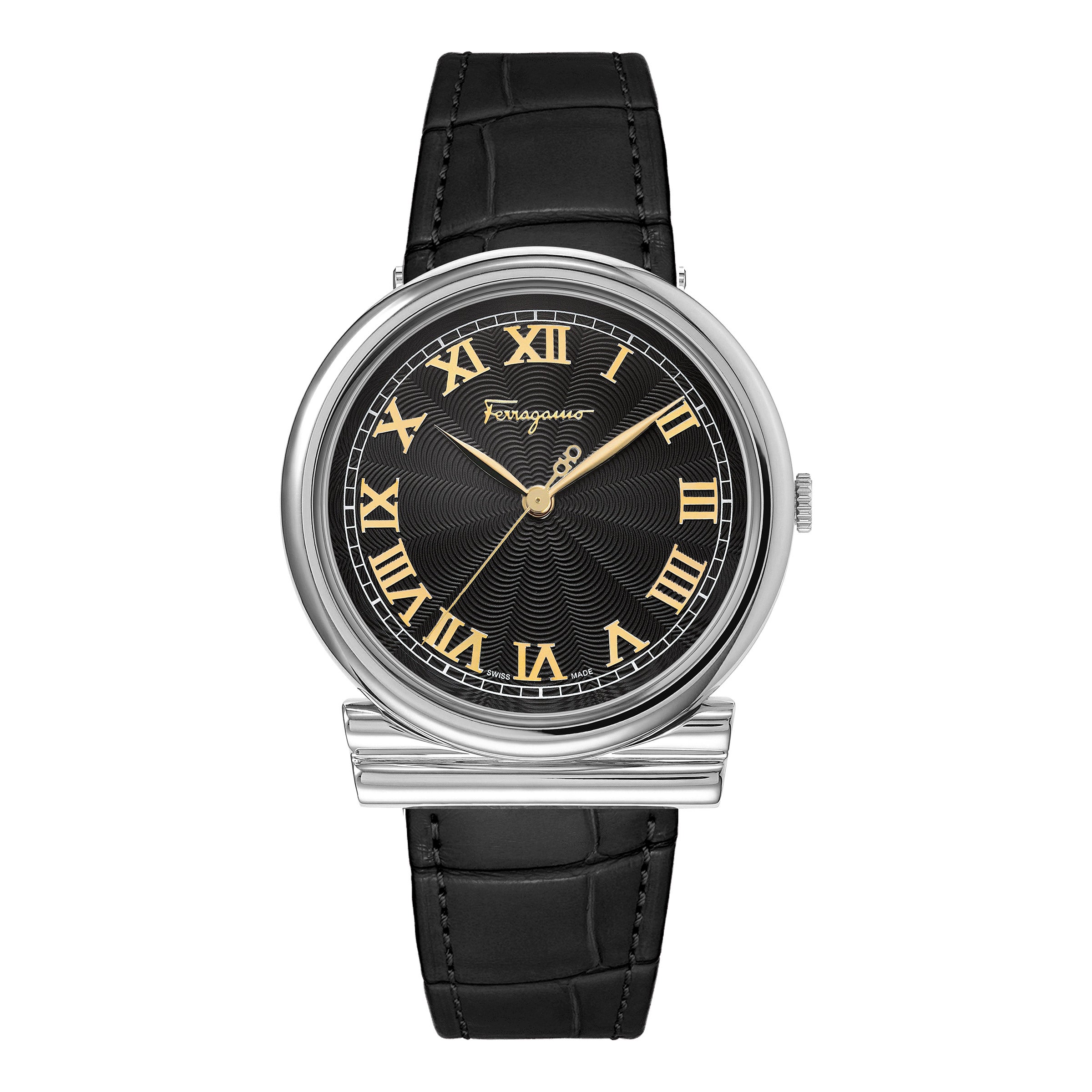 Salvatore Ferragamo Gancini Stainless Steel Case Ladies Quartz