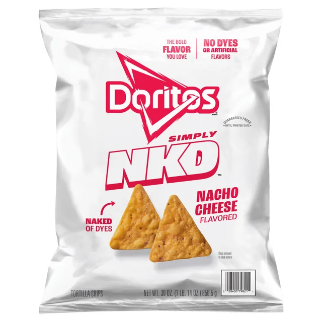 DORITOS NACHO CHEESE NKD 30 OZ