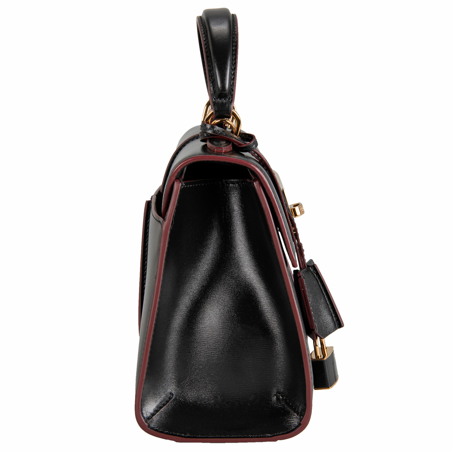 Tods Mini Leather Handbag, Black | Costco