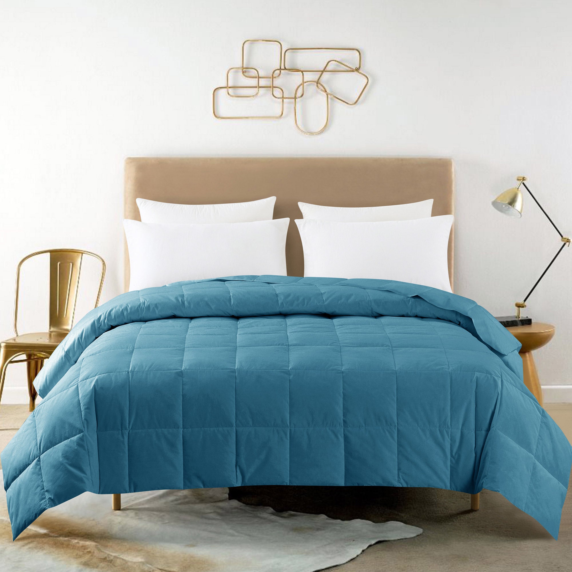 Feather and Loom White Down Blanket