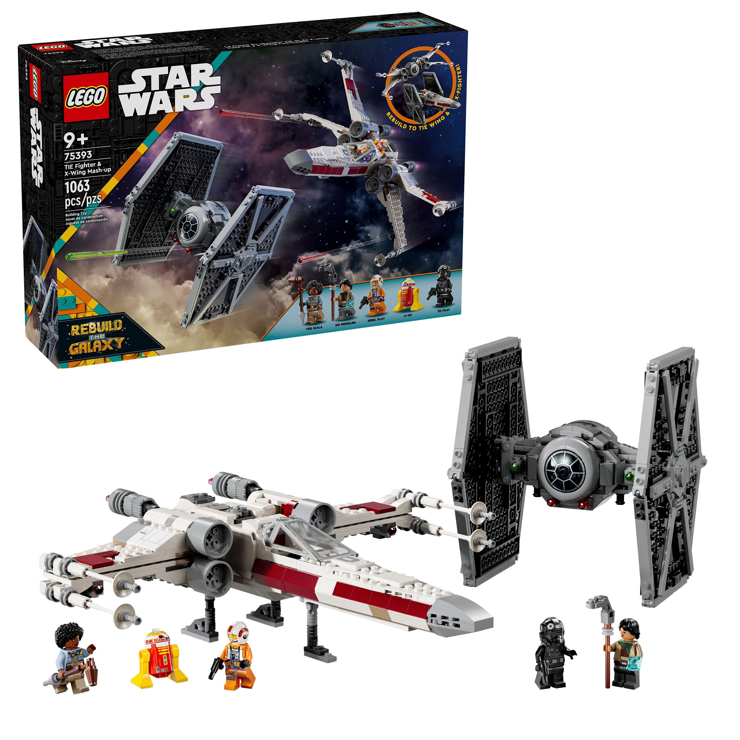 LEGO Star Wars TIE Fighter & X-Wing Mash-up 75393 | Costco