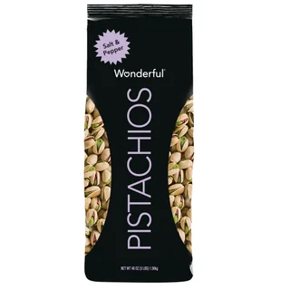 Wonderful In-Shell Pistachios, Salt & Pepper, 3 lbs