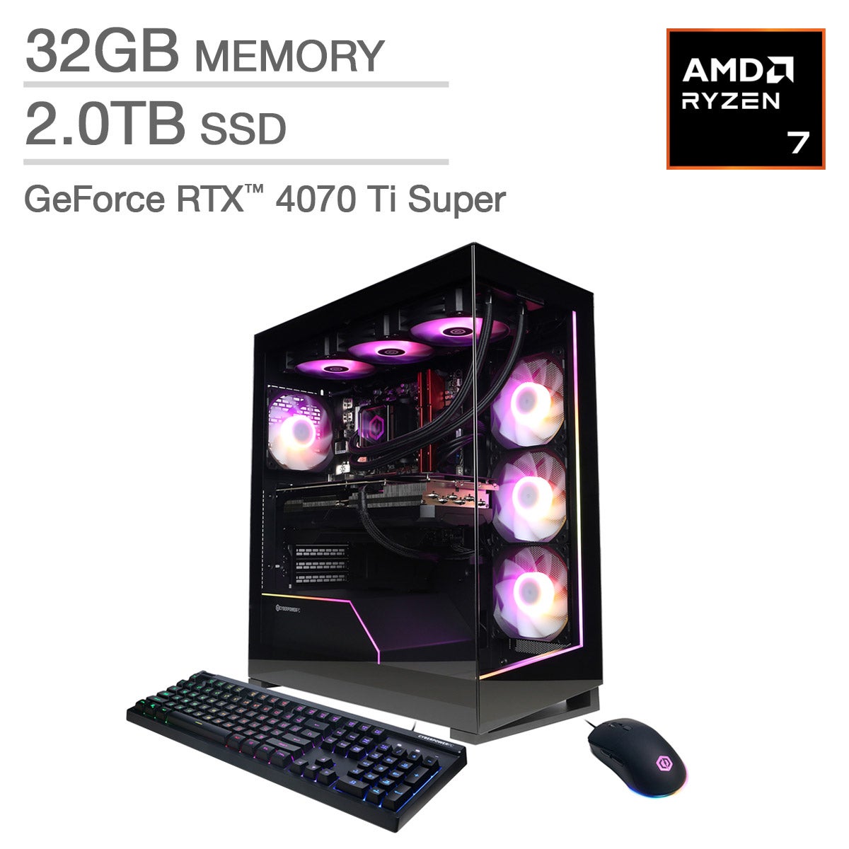 CYBERPOWERPC Gamer Supreme Liquid Cool - AMD Ryzen 7 9800X3D CYBERPOWERPC Gamer Supreme Liquid Cool - AMD Ryzen 7 9800X3D