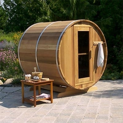 Dundalk 4-person Western Red Cedar Barrel Sauna