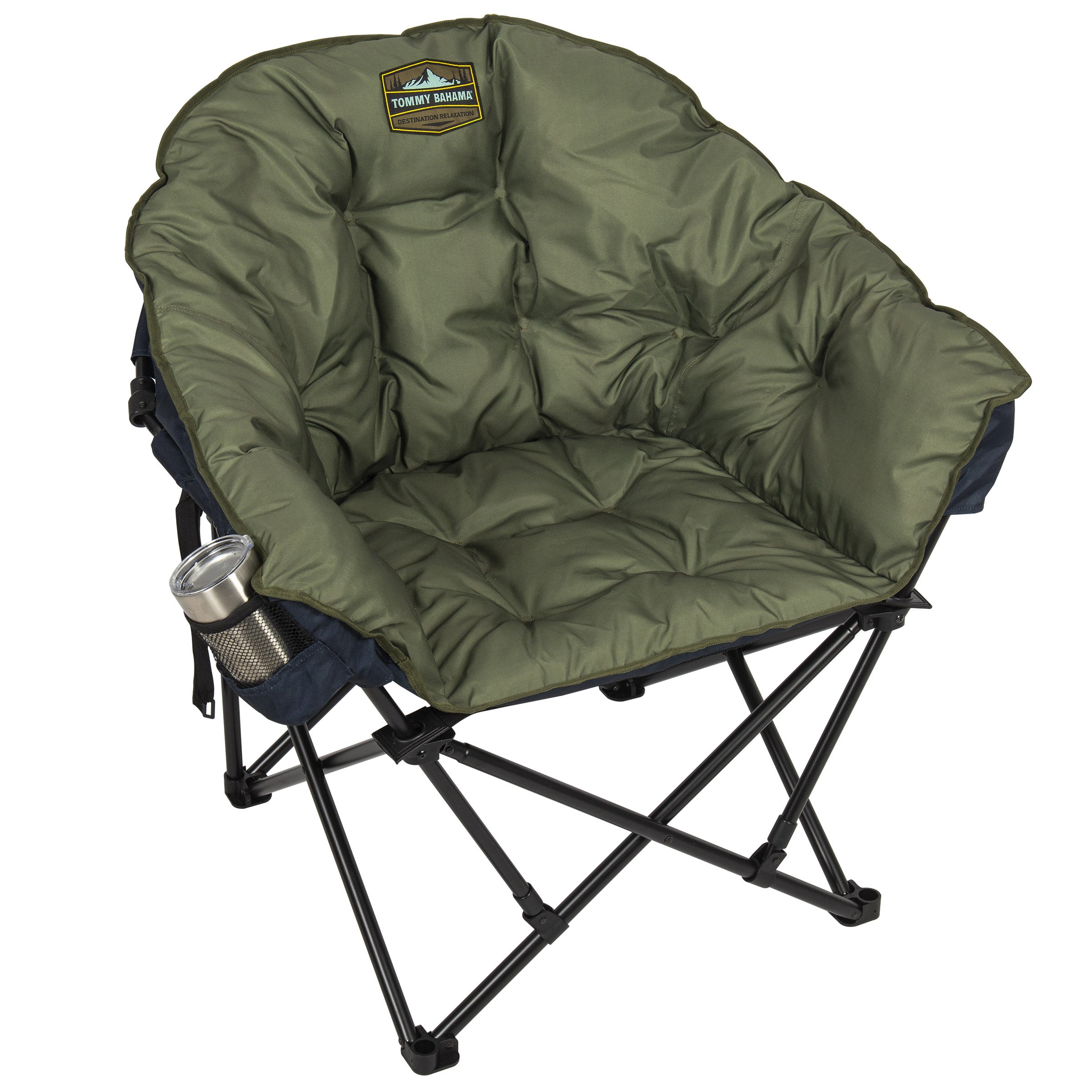 Tommy Bahama Destination Relaxation XL Jumbo Padded Club Chair (Green)