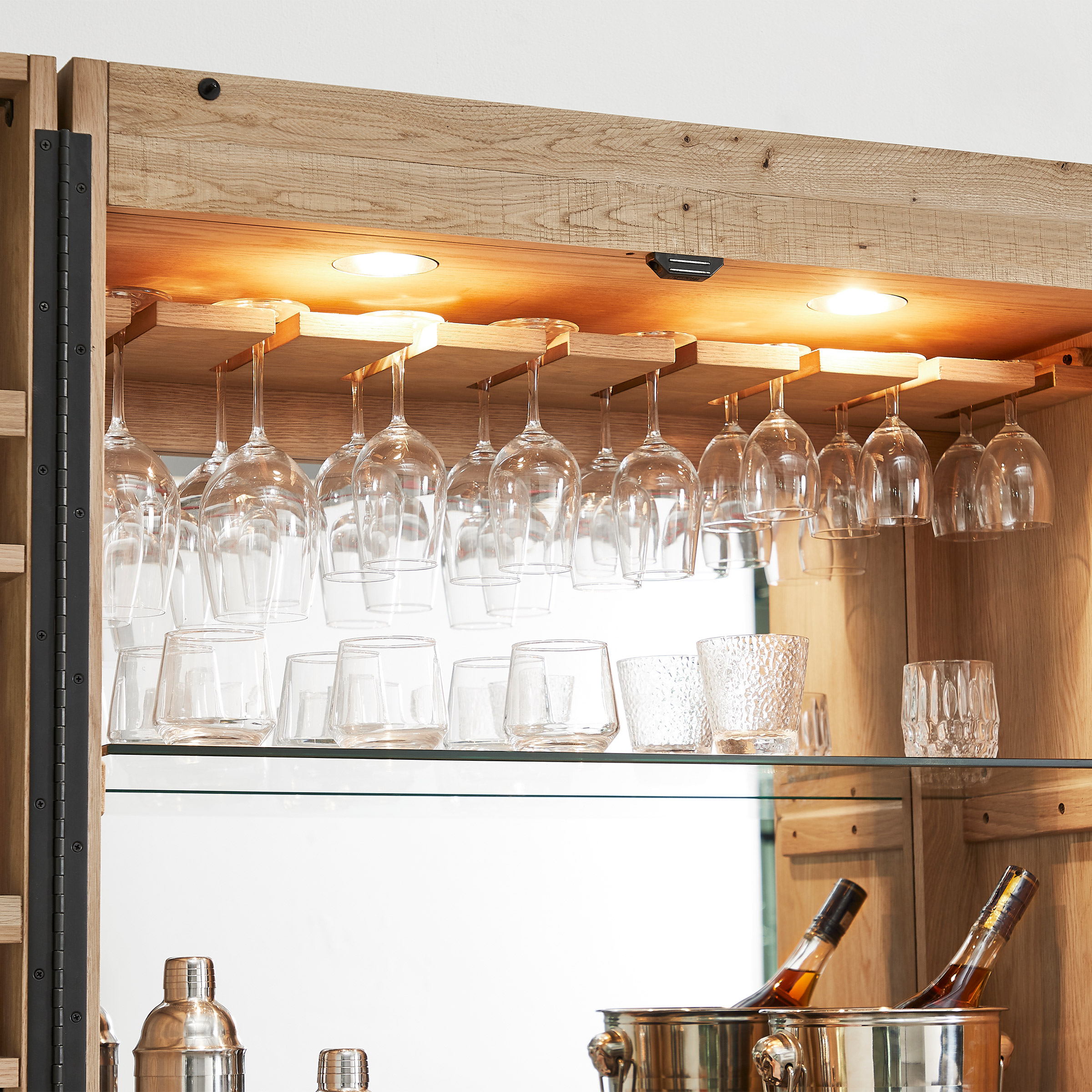 HB Home Fulton Bar Cabinet - Thumbnail 3