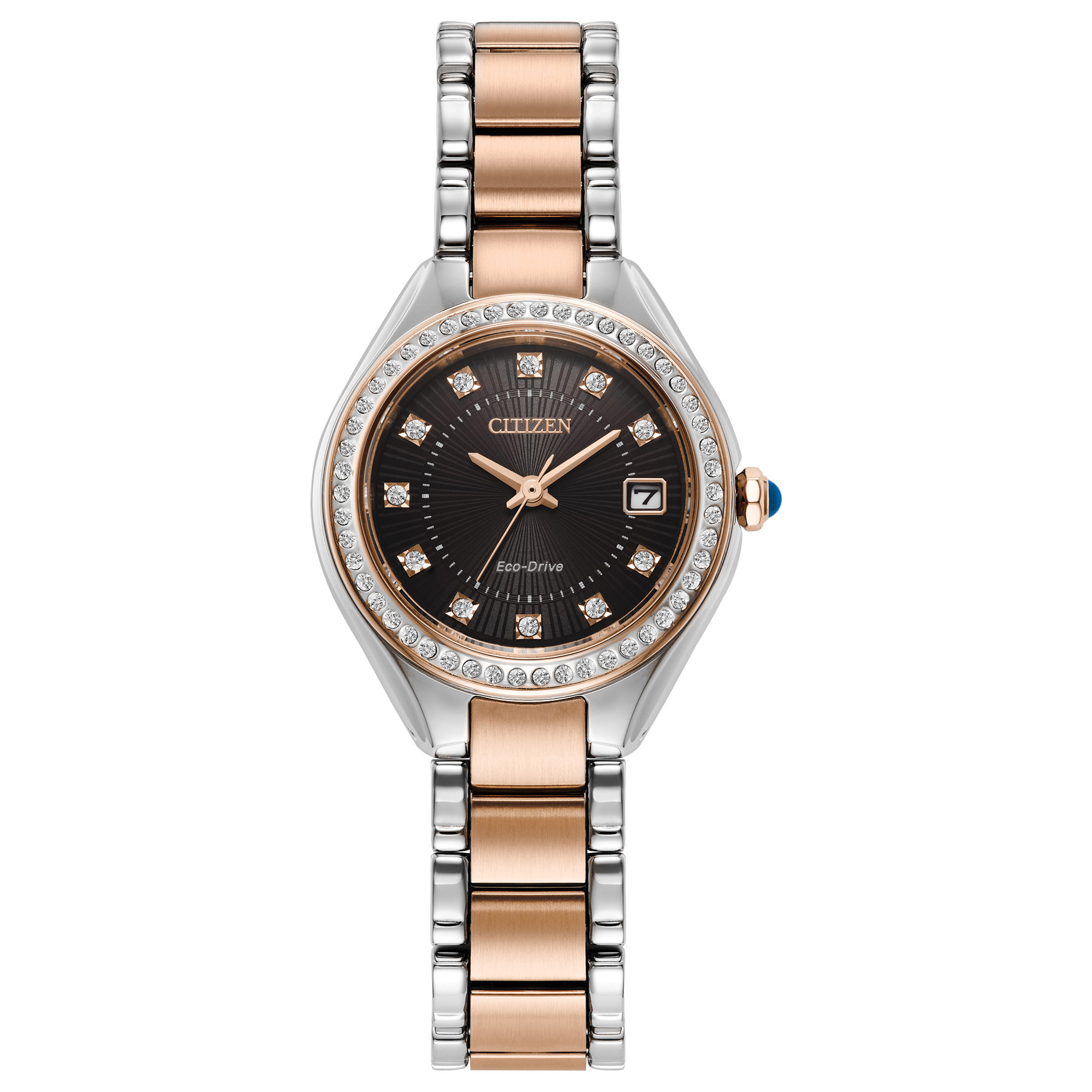 Citizen Crystal Black Dial Ladies Watch | Costco display picture 1