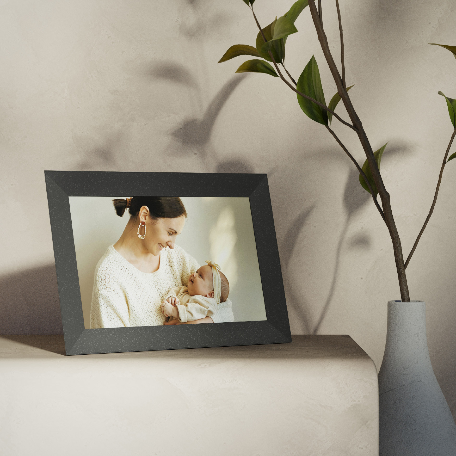 Cadre photo numérique Aura Griffin Stone