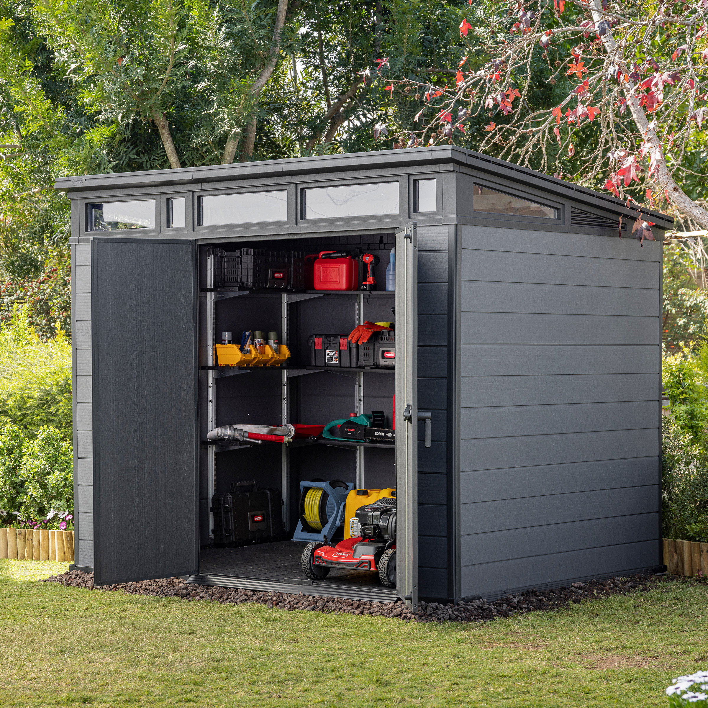 Keter Cortina 9 ft. x 7 ft. Shed | Costco
