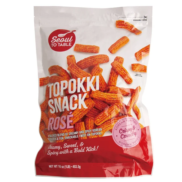 SEOUL TO TABLE ROSÉ TOPOKKI SNACK 16 OUNCE BAG