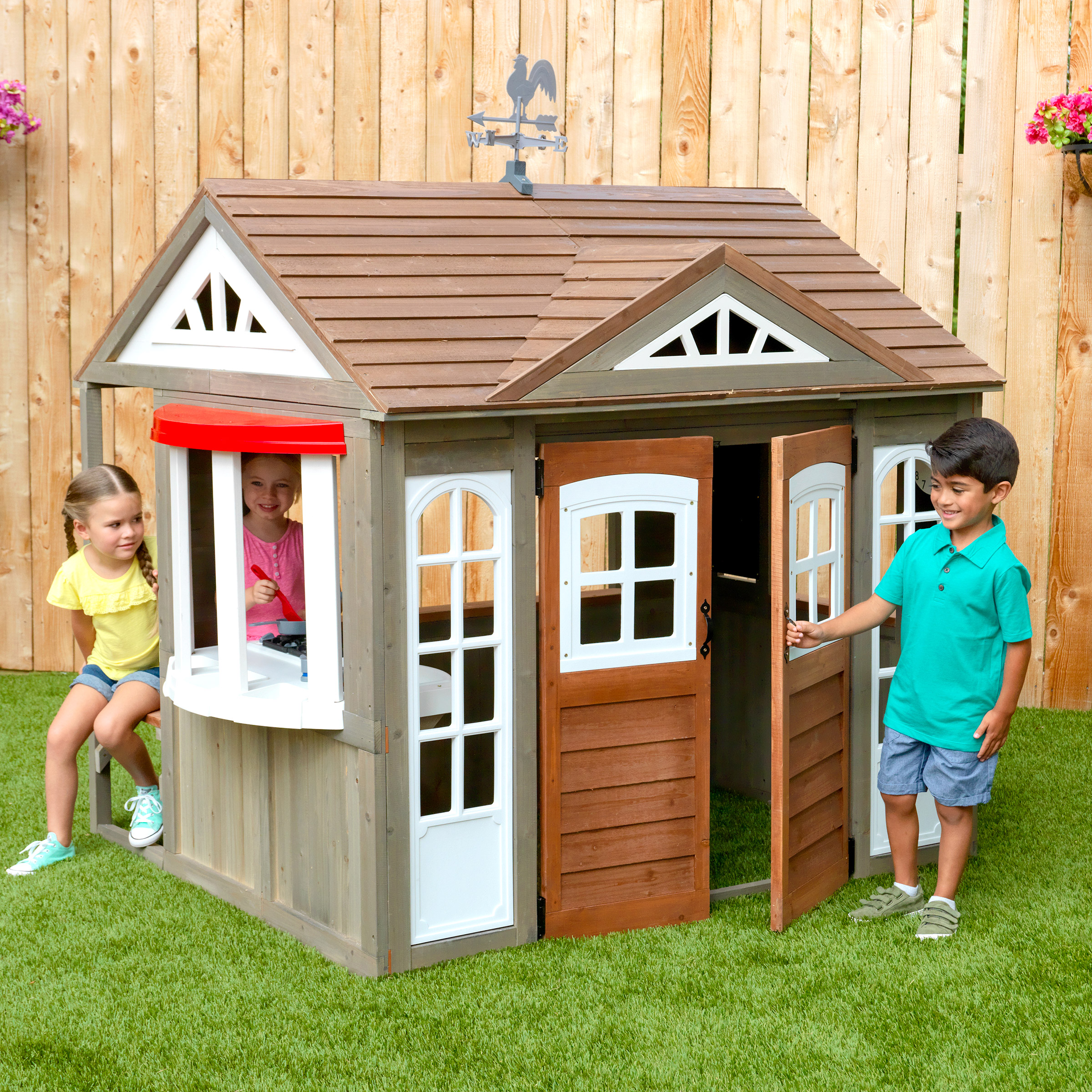 Cedar Summit by KidKraft Country Vista Playhouse Costco