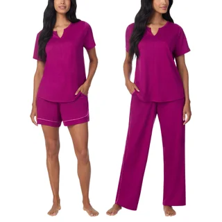 CAROLE HOCHMAN MIDNIGHT WOMEN'S 3PC PJ SET