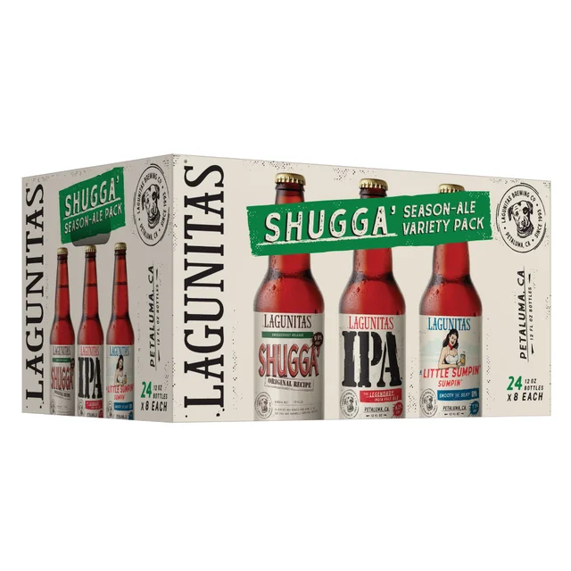LAGUNITAS BREWING CO SHUGGA' SEASONAL ALE 24/12 OZ BOTTLES