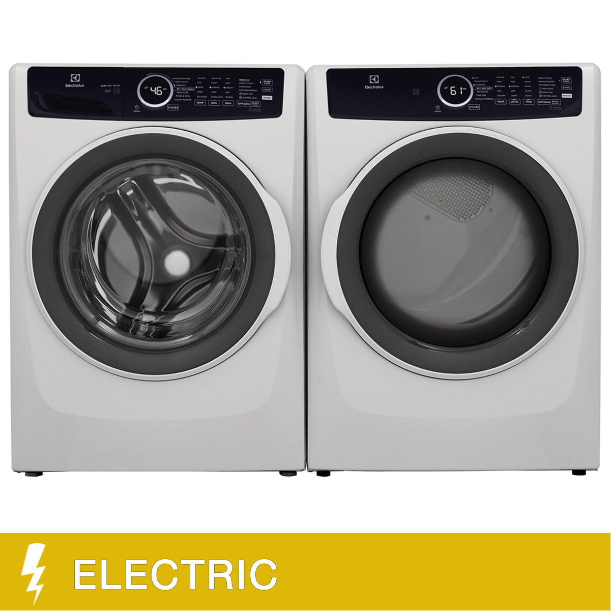 Electrolux 4 Series Laundry Bundle 5.2 cu ft. Front Load Washer and 8.0 cu ft. Electric Dryer