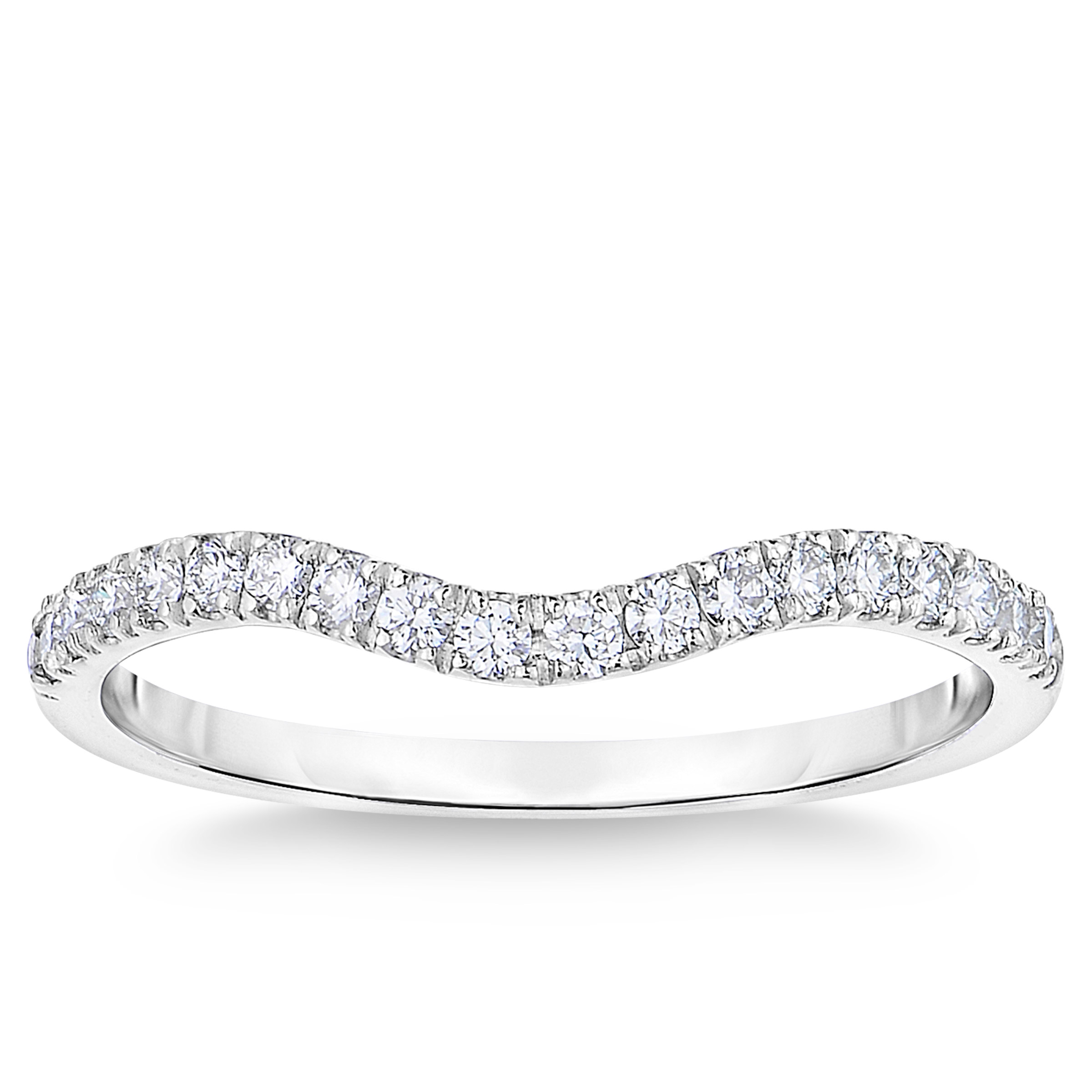 Round Brilliant Cut Diamond “Diana” Wedding Band (0.22 ctw)
