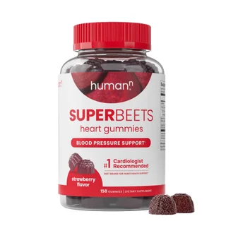 SuperBeets Heart Gummies, Strawberry, 150ct