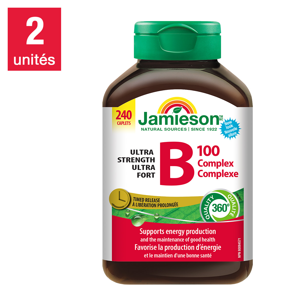 Jamieson - Complexe B100 Ultra Fort - 2 X 240 caplets