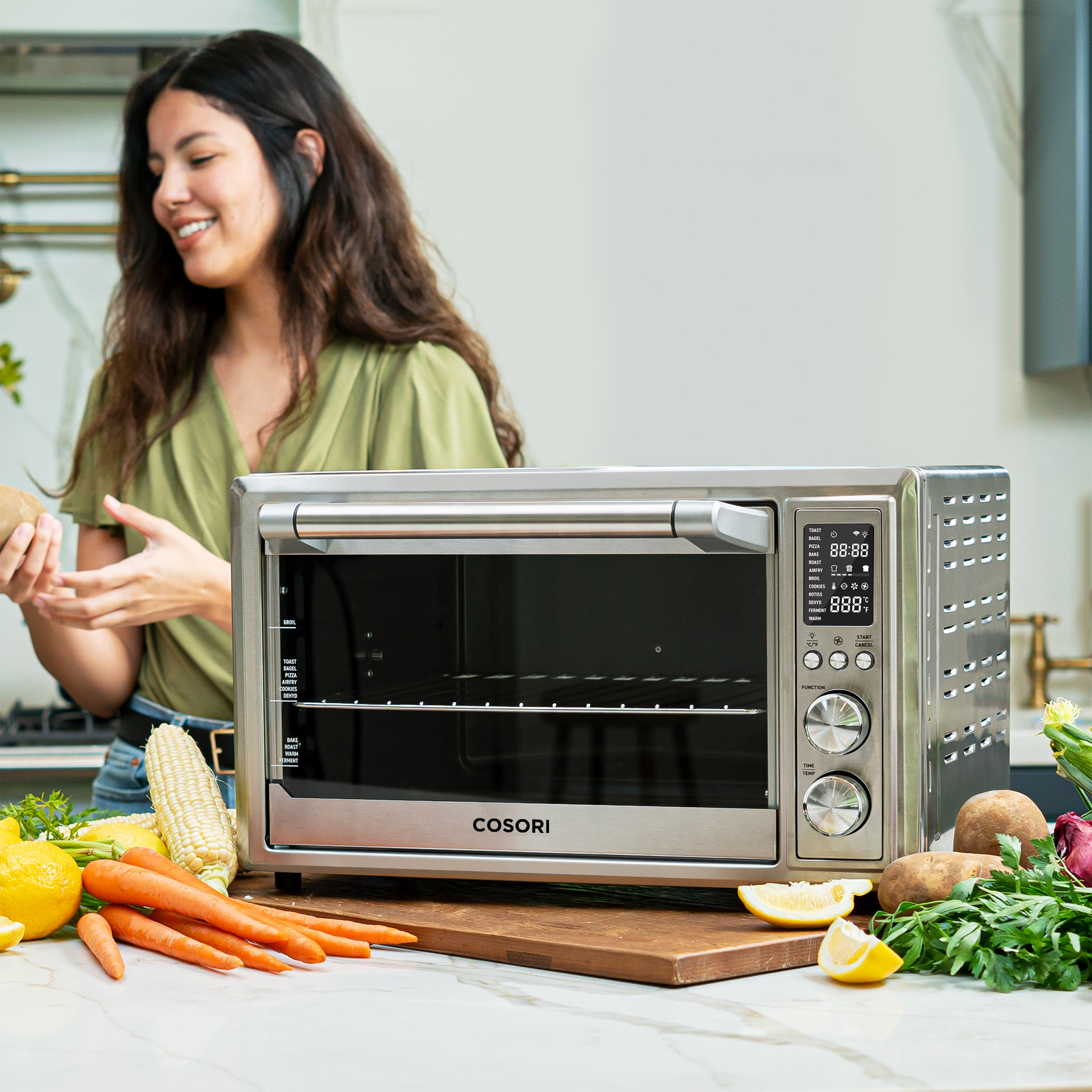 Cosori 30 Liter Smart Ceramic Toaster Oven | Costco