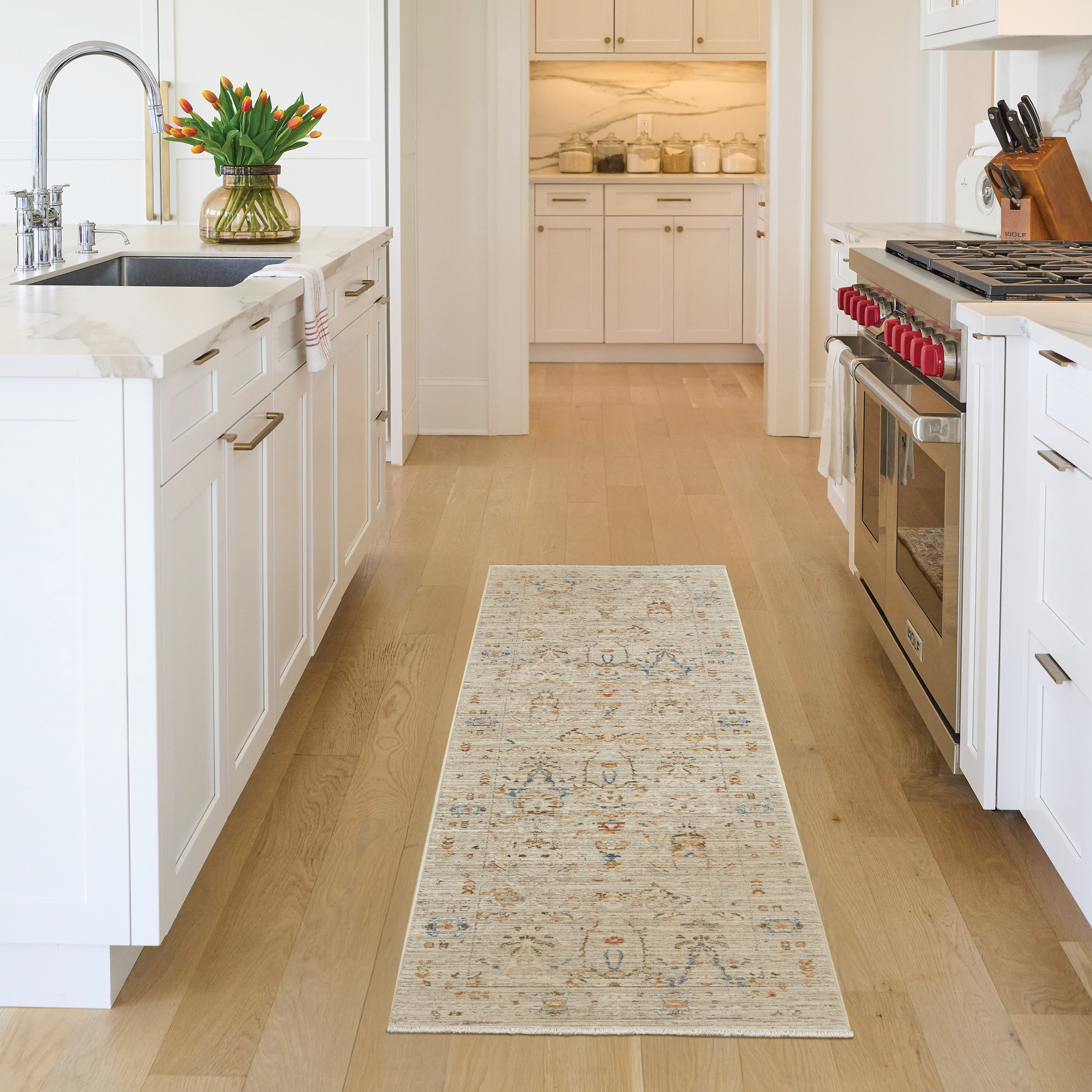 unico ラグ DUBURAM Nourison Argon Runner Rug, Aura, 2'2