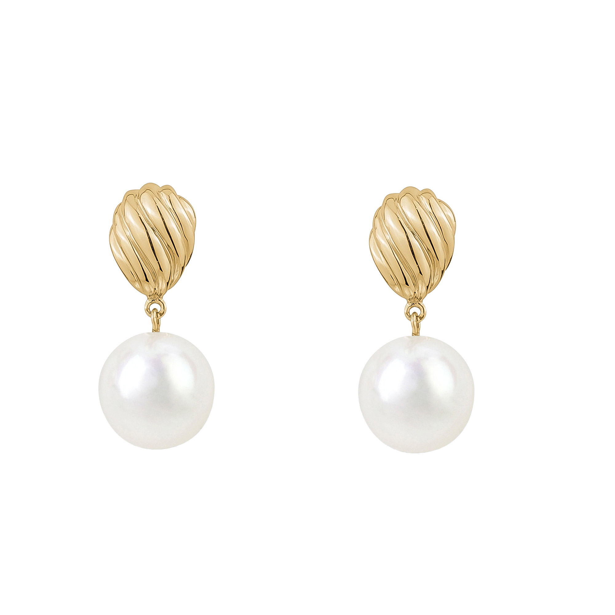 8.5 – 9 mm Cultured Freshwater Pearl Earrings