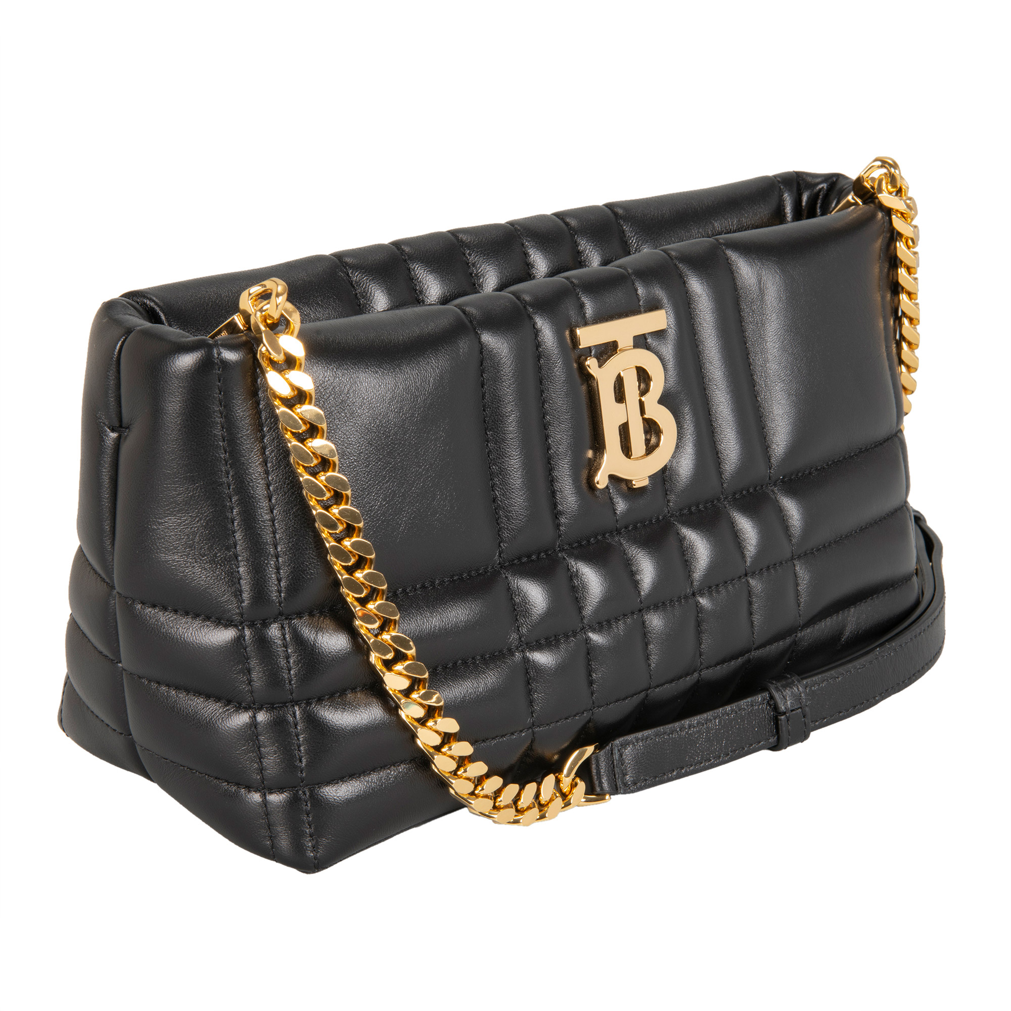 Burberry Small Lola Quilted Crossbody Bag, Black | Costco